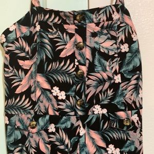 Floral print romper